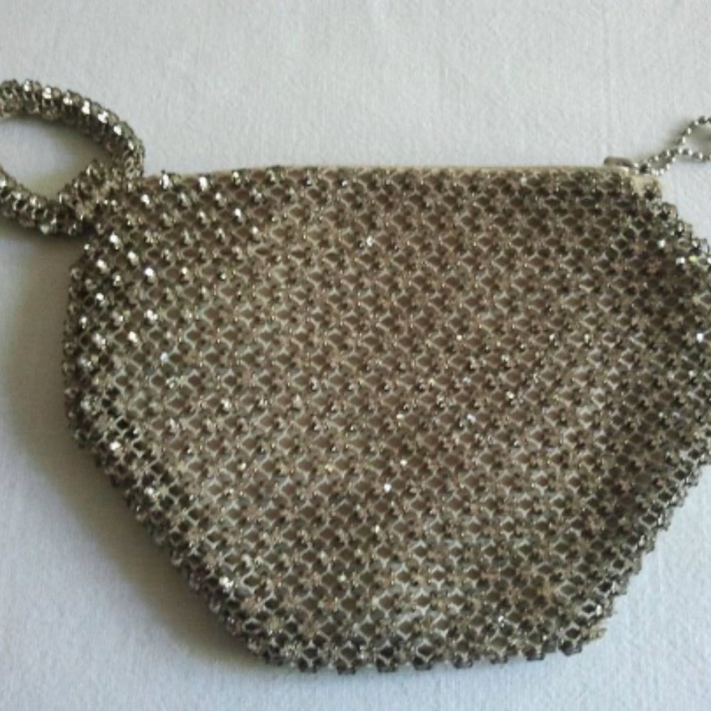 1930's Art Deco Rhinestone Czechoslovakia Purse